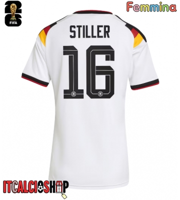 Germania Angelo Stiller #16 Prima Maglia Femmina Mondiali 2026 Manica Corta